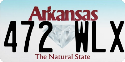 AR license plate 472WLX