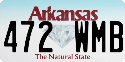 AR license plate 472WMB