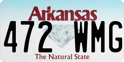 AR license plate 472WMG