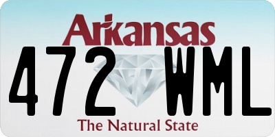 AR license plate 472WML