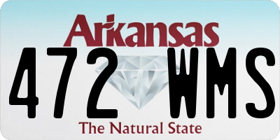 AR license plate 472WMS