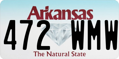 AR license plate 472WMW