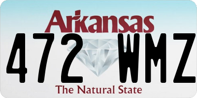 AR license plate 472WMZ