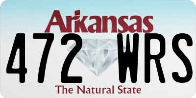 AR license plate 472WRS