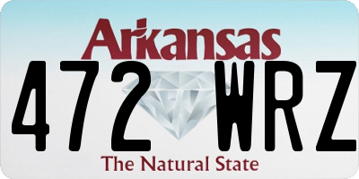AR license plate 472WRZ
