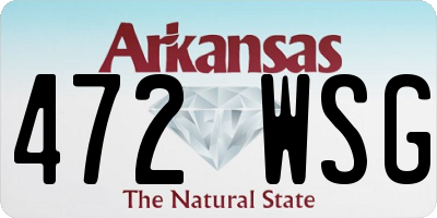 AR license plate 472WSG