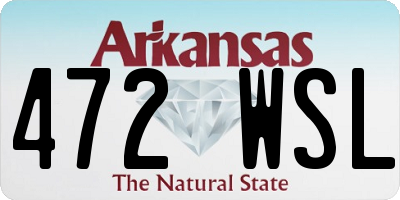 AR license plate 472WSL