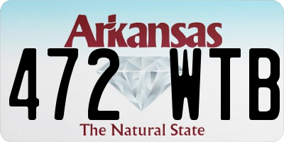 AR license plate 472WTB