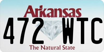 AR license plate 472WTC