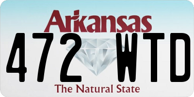 AR license plate 472WTD