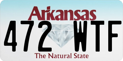 AR license plate 472WTF
