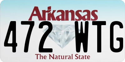 AR license plate 472WTG
