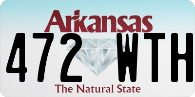 AR license plate 472WTH