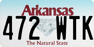 AR license plate 472WTK