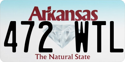 AR license plate 472WTL