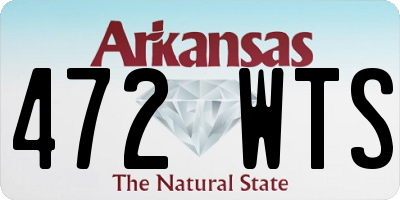 AR license plate 472WTS