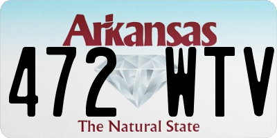 AR license plate 472WTV