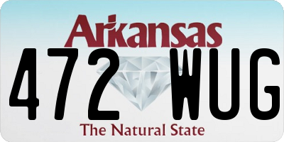 AR license plate 472WUG