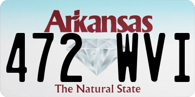 AR license plate 472WVI