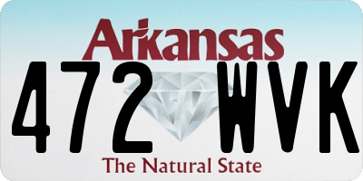 AR license plate 472WVK