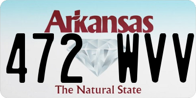 AR license plate 472WVV