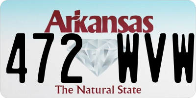 AR license plate 472WVW