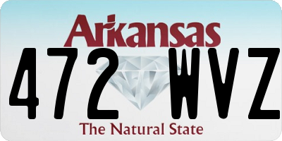 AR license plate 472WVZ