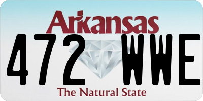 AR license plate 472WWE