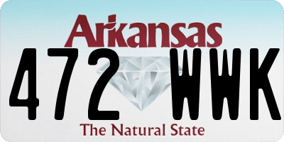 AR license plate 472WWK