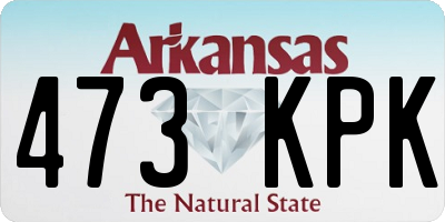 AR license plate 473KPK