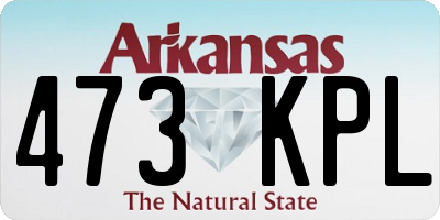 AR license plate 473KPL