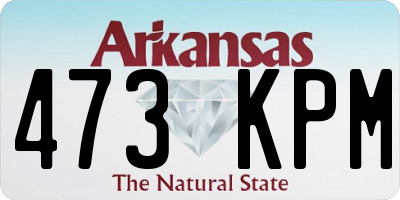 AR license plate 473KPM