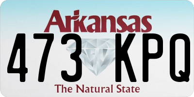 AR license plate 473KPQ