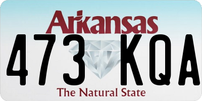 AR license plate 473KQA