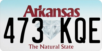 AR license plate 473KQE