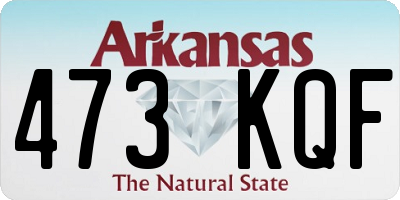 AR license plate 473KQF