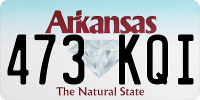 AR license plate 473KQI