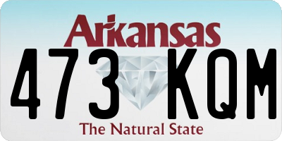 AR license plate 473KQM