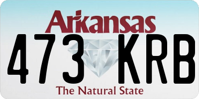 AR license plate 473KRB