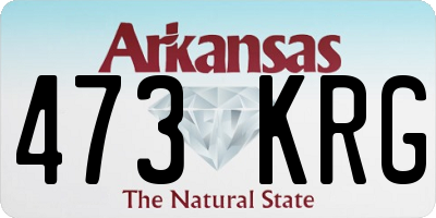 AR license plate 473KRG