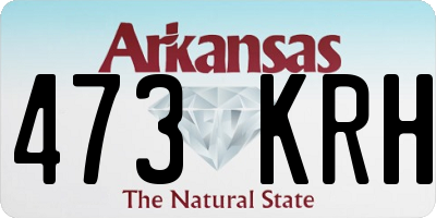 AR license plate 473KRH