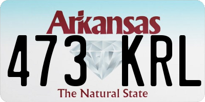 AR license plate 473KRL