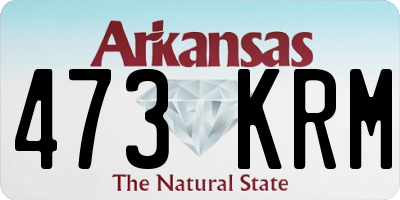AR license plate 473KRM