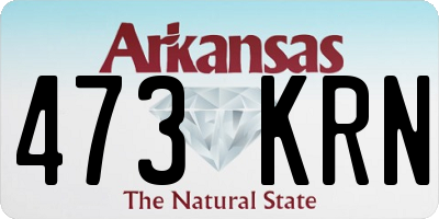 AR license plate 473KRN