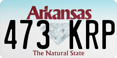 AR license plate 473KRP