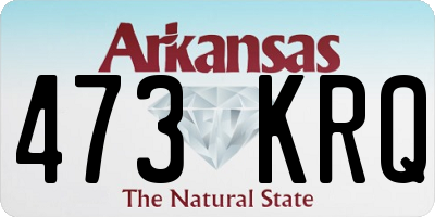 AR license plate 473KRQ