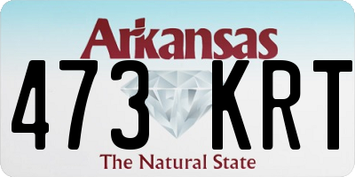 AR license plate 473KRT