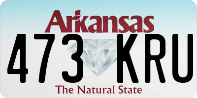 AR license plate 473KRU