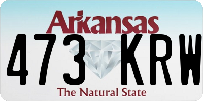 AR license plate 473KRW