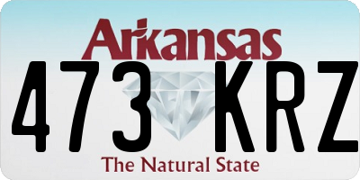 AR license plate 473KRZ